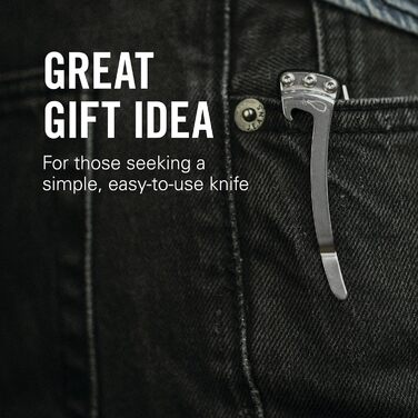 Багатофункціональний ніж Skeletool KB, маленький, легкий і компактний, чорний