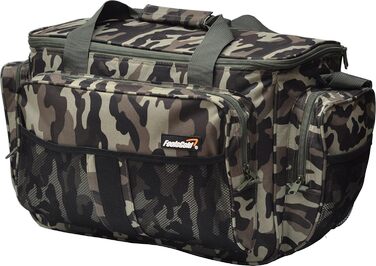 Велика утеплена сумка для риболовлі Carp Bag Camouflage