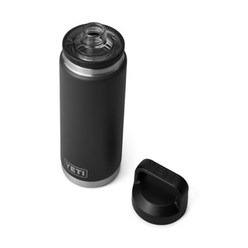 Пляшка YETI Rambler з кришкою Chug, чорна, 769 мл (26 унцій)