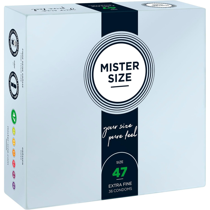 Презервативи MISTER SIZE Natural Feeling, ультратонкі, 36 шт, 47 мм