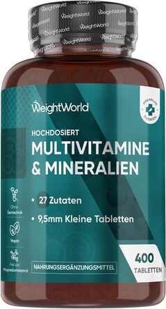 Мультивітамінні таблетки WeightWorld (400 шт.)