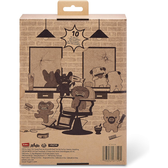 FUGGLER Hairy Fuggs, плюшевий набір 22 см, Oogah Boogah і Reeko