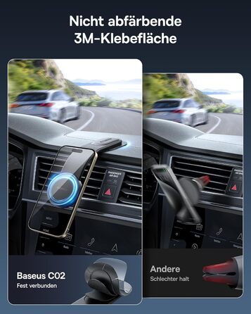 Тримач для мобільного телефону Автомобільний магніт для приладової панелі 2024 Сильне оновлення Універсальне кріплення для автомоб