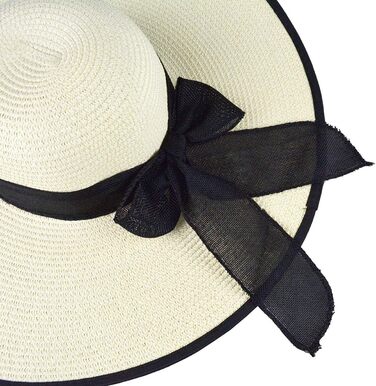 Жіночий широкополий солом&39яний капелюх DRESHOW, складний пляжний сонцезахисний капелюх, UPF 50, один розмір, білий