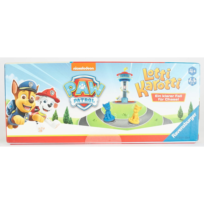 Класична гра з героями серіалу PAW Patrol, для 2-4 дітей віком від 4 років, 22372 - PAW Patrol Lotti Karotti