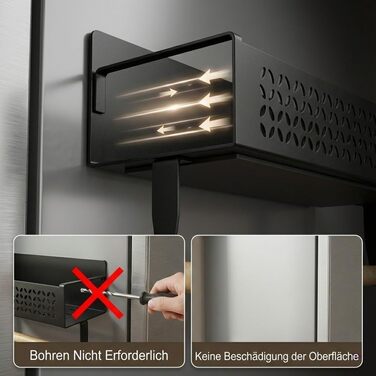 Набір магнітних підставок для спецій, 4 предмети (2 великі 2 маленькі) - Зі штангою для кухонного паперу, надзвичайно сильним магнітом, не потребує свердління - Універсальний органайзер для спецій для холодильника, кухні та стіни