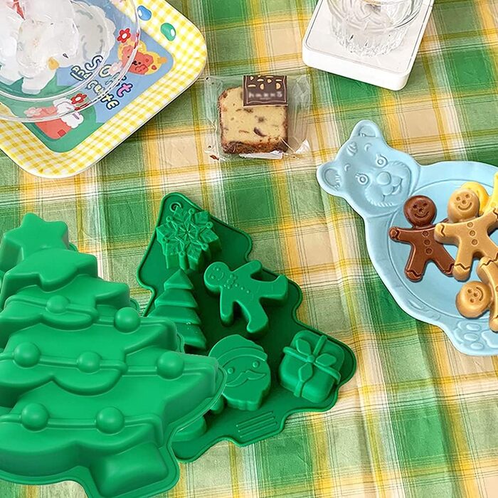 Силіконова різдвяна форма для випікання 2 шт MEZHEN