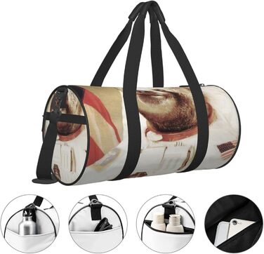 Дорожня сумка-мішок Веселий звіринець спортивна сумка для чоловіків та жінок, ідеальна для подорожей та занять спортом