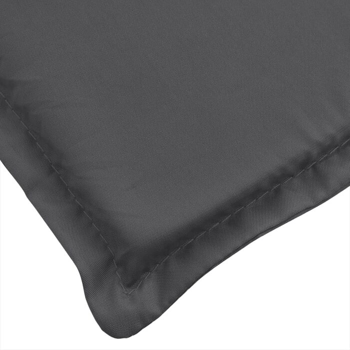 Подушка для шезлонгів CIADAZ Melange Anthracite 200x50x4 см Тканина, Подушка для шезлонга, Подушка для лави, Подушка для стільця для високих стільців, Подушки для шезлонгів - 4002497