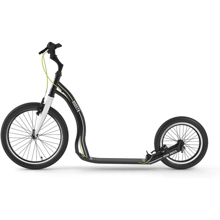 Самокат Yedoo Rodstr з педалями - до 150 кг, самокат з пневматичними шинами 20/16 - самокат для дорослих з алюмінієвого сплаву з р