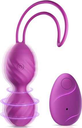 Набори вібраторів для жінок, водонепроникні вібратори-кулі, кульки Кегеля для підтягування вагінальна підтяжка, стимуляція точки G та клітора, секс-іграшки для сексу з бездротовим пультом дистанційного керування