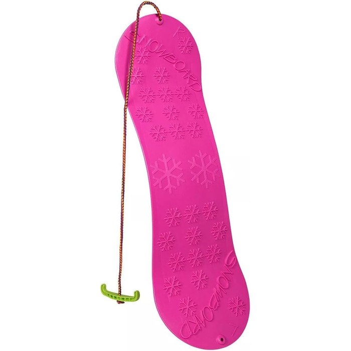 Сноуборд MARMAT дитячий пластиковий 72 см, рожевий