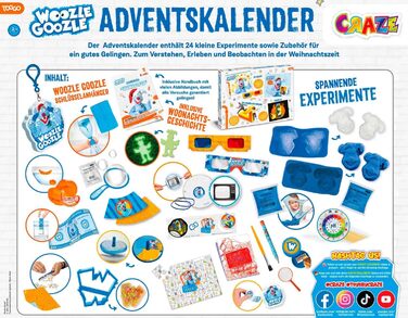 Адвент-календар CRAZE Woozle Goozle 24683, з фігурками та аксесуарами