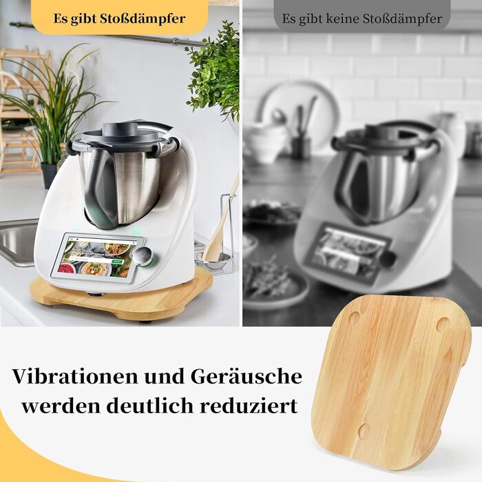 Розсувна дошка OAIDSONL для дошки Thermomix Розсувна дошка для Thermomix TM6 Розсувна дошка для Thermomix TM5 Рухома дошка для кухонного комбайна Thermomix Vorwerk TM 6 Аксесуари Pad Board Дерево