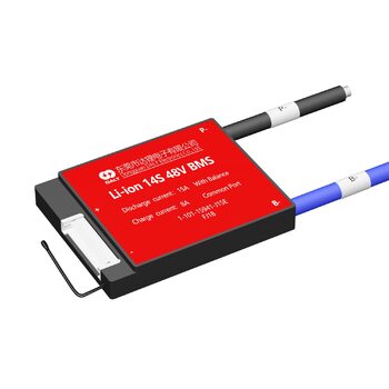 Система керування літій-іонним акумулятором DALY BMS 14S 48V 15A, плата захисту акумуляторного блоку зі загальним портом та балансувальними проводами для домашнього використання, електронних пристроїв з акумулятором 18650, саморобними роботами