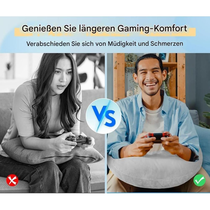 Ергономічна подушка Crealis ваш союзник у комфорті для творчих моментів, подушка-підтримка для в&39язання гачком, для роботи та в&39язання гачком, надзвичайно легка, портативна, для читання, гри, роботи та в&39язання гачком (фіолетова)