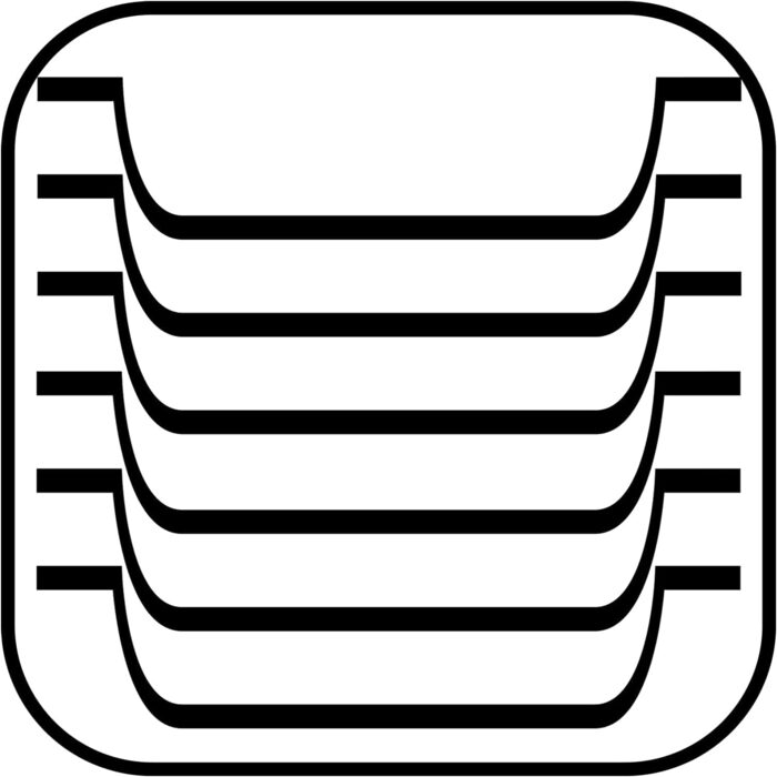 Кошик APS круглий Profi Line, бежевий плетений кошик, поліпропіленовий кошик, плетений контейнер, хлібний кошик, харчовий кошик, д