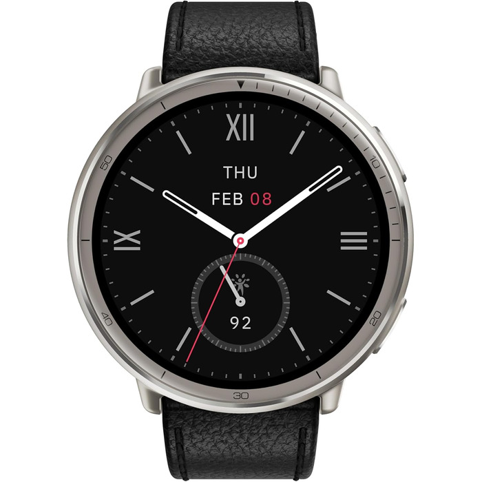 Розумний годинник Amazfit Active 2 44 мм, оплата NFC, штучний інтелект, голосове керування, GPS та безкоштовні карти, 10 днів автономної роботи, фітнес-трекер із понад 160 спортивними режимами, водонепроникність 5 атм для Android та iPhone (круглий)