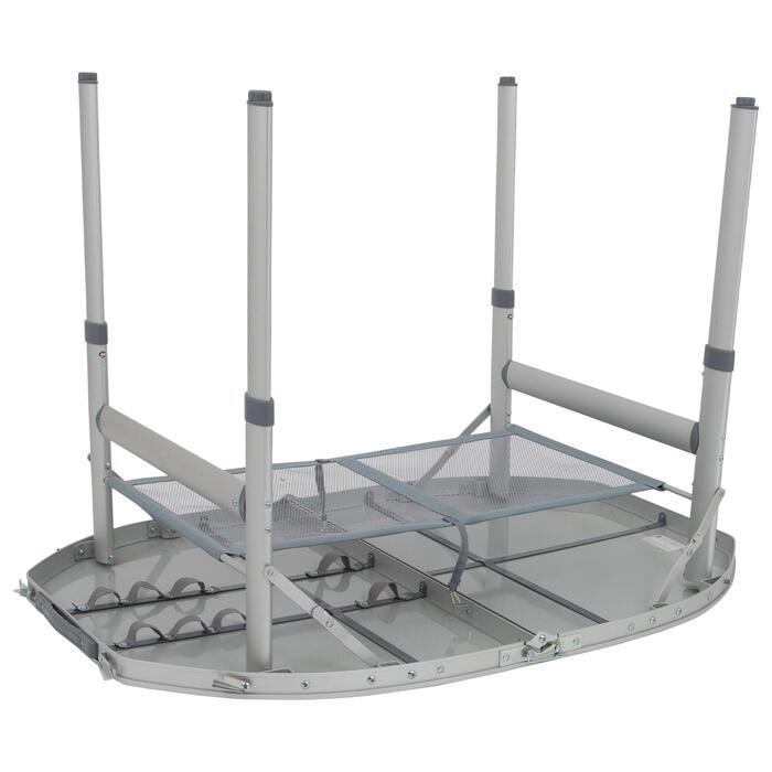 Стіл Bo-Camp Premium Oval 100x70 cm Grey (1404424)