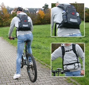 Рюкзак Bag Street "Speed", 42x25x14 см, Водонепроникний, Текстиль/ПВХ, Чорний матовий
