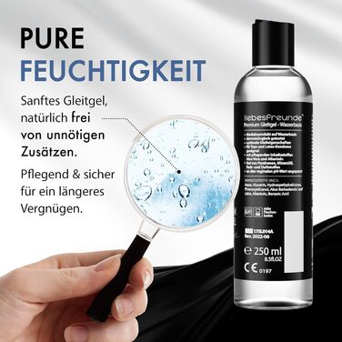 Лубрикант на водній основі PREMIUM - Натуральний лубрикант, 250 мл