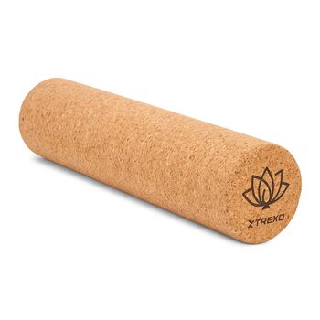 Ролик для тренування тригерних точок XTREXO з коричневого корку 40x10 см, 100 натуральний, екологічно чистий корок. Універсальне використання. Ідеально підходить для йоги, пілатесу, калістеніки та силових тренувань. Ефективне розслаблення м&39язів.