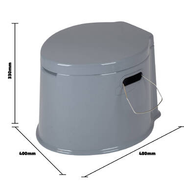 Біотуалет Bo-Camp Portable Toilet 7 Liters Grey (5502800)