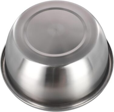 Набір мисок з нержавіючої сталі для приготування їжі, випікання, збивання яєць, приготування їжі, змішування салатів та безпечного зберігання з широким бортиком (32 см)