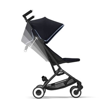 Коляска CYBEX Gold Libelle з ременями безпеки, від 6 місяців до 4 років (макс. 22 кг), ультралегка (лише 6 кг), блакитний океан, з