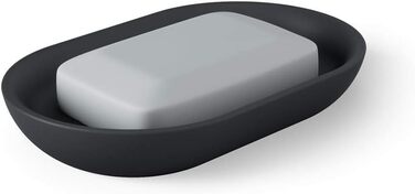 Мильниця Umbra Juniper, чорна, чорна мильниця овальна