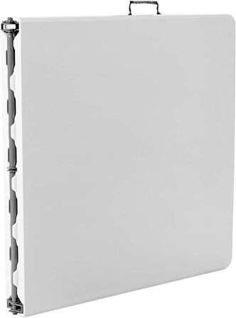 Складаний фуршетний стіл COSTWAY 153x74 см, розкладний стіл з ручкою для перенесення, стіл для вечірок, пластиковий кемпінговий стіл, садовий стіл для саду, тераси та балкону