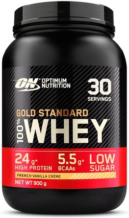 Протеїновий порошок Optimum Nutrition Gold Standard 100, Французький ванільний крем, 900 г