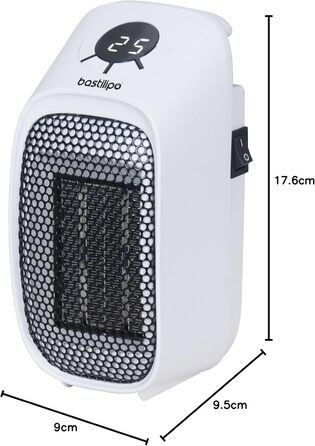 Мікронагрівач MC-400, PTC резистор, 400 Вт, з таймером 1-12 годин