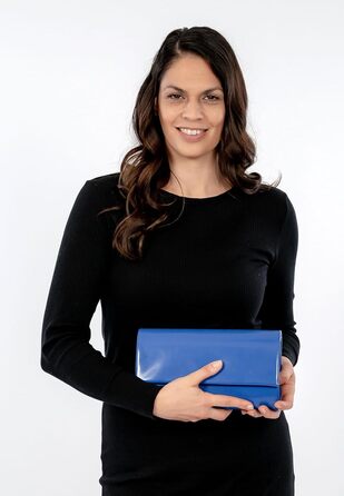 Елегантне клатч для жінок, однотонний, колір Royal, універсальний розмір, 30941