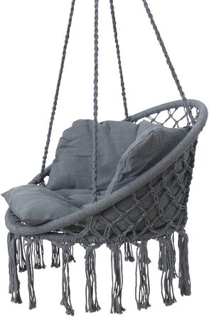 Ваш GEAR Boracay - Підвісне крісло з оббивкою сидінь сірого або бежевого кольору - максимум 240 кг Протестовано TV - Підвісне кріс