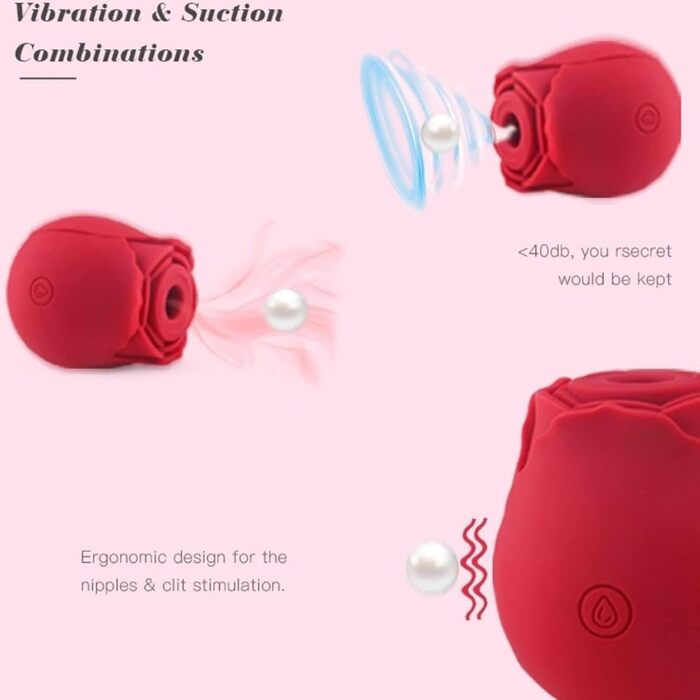 Кліторальний вакуумний вібратор SANLAIHGJY, 7 режимів всмоктування, водостійкий, перезаряджуваний