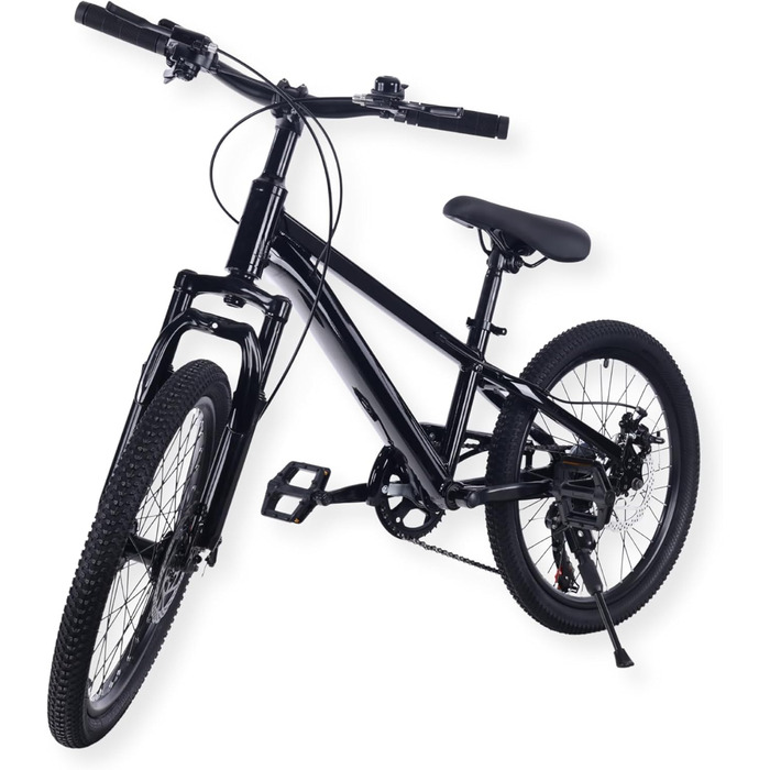 Велосипед Laguna - дитячий гірський велосипед - рама з алюмінієвого сплаву - 20 дюймів - сірий/чорний