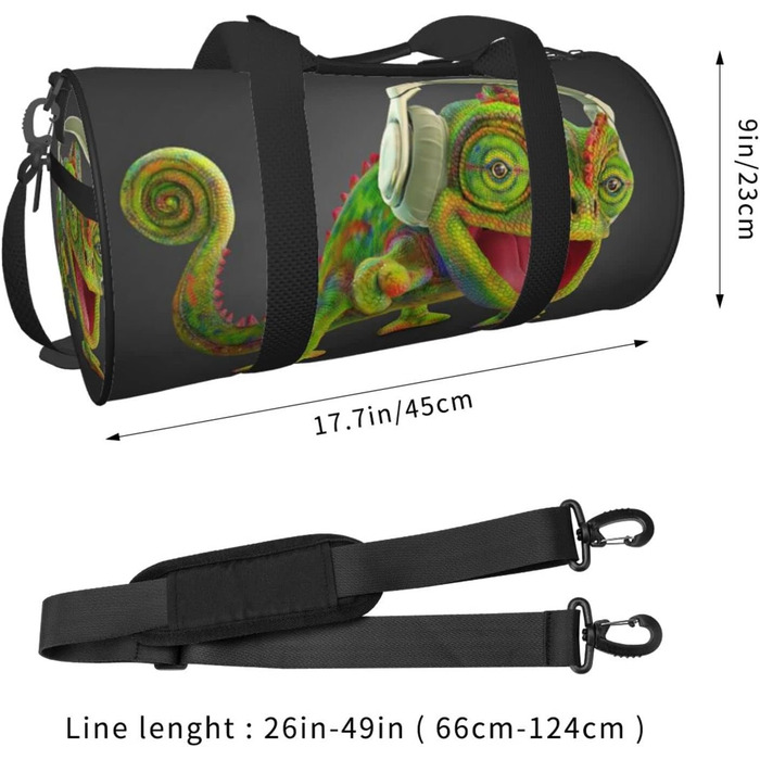 Дорожня сумка-рюкзак Хамелеон спортивна сумка для чоловіків та жінок, ідеальна для подорожей, фітнесу та музики