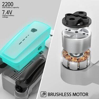 Дрон X-Verse KF102 MAX із камерами 4K HD, 2-осьовим підвісом, уникненням перешкод на 360, складаним квадрокоптером 5G із безщітков