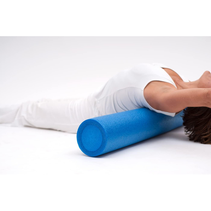 Ролик для фасції/пілатесу - 90 см, синій