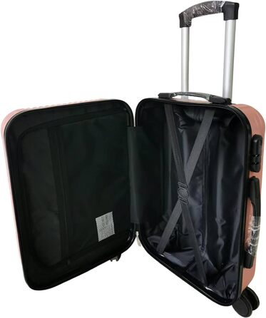 Набір валіз 2 шт. Frenzi Rosegold, колекція NTK дорожній багаж з твердим корпусом