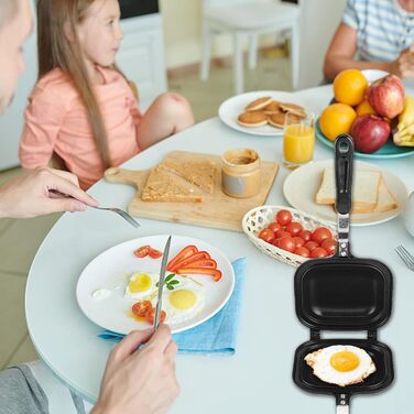 Форма для тостів, Бутербродниця з двосторонньою сковородою Бутербродниця для сніданку, Залізниця для підсмажування сендвічів, Двостороння сковорода, Форма для тостів з термостійкою ручкою, Бутербродниця для сніданку Кемпінг на свіжому повітрі