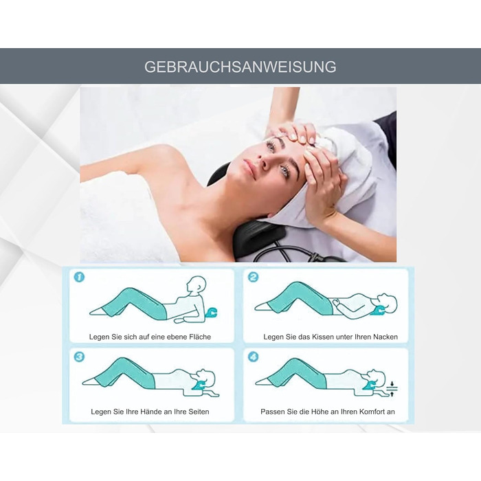 Подушка для лікування шийного відділу хребта Для полегшення болю в шиї та плечах Розслаблюючий пристрій Розтяжка для зменшення напруги Подушка з регульованою висотою Регульована висота подушки для шиї
