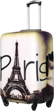 Чохол для валізи Tower Love Paris, захисний, міцний, для багажу розміром 45.7-81.3 см, XL, Чорний