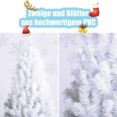 Штучна ялинка 150 см біла GOPLUS