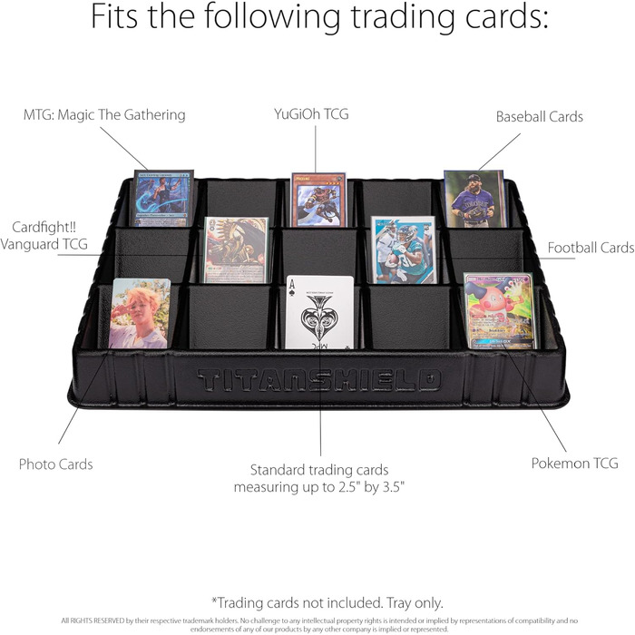 Лоток для сортування карт та дилера, чорний