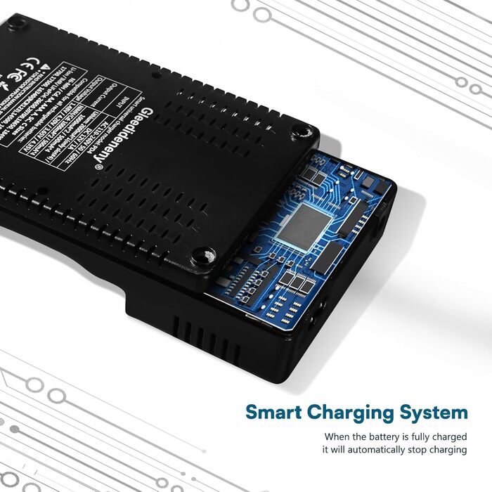 Зарядний пристрій для акумуляторів 18650, універсальний зарядний пристрій, РК-дисплей для акумуляторних батарей 3.7V, 3.8V, 3.2V, 26650, 20700, 18650, 18350, 17670, 17500, 16340 (RCR123), 14500, 1.2V, AA AAA SC C