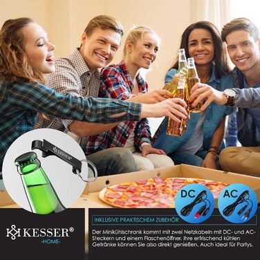 В1 Міні-холодильник 15 літрів Охолодження та нагрівання Портативний AC DC 220-240V/12V Розетка та прикурювач Нагрівальна коробка Т