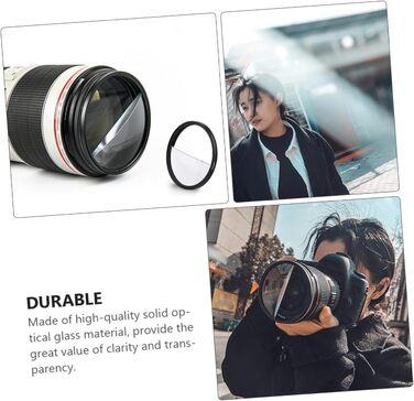 Набір з розділеними діоптрійними призмами. Фотографічні діоптрійні призми. Обєктив калейдоскопа зі скла. Фотографічні розділені діоптрійні призми. Призми для фотокамер. Обєктив камери з фільтром., 1