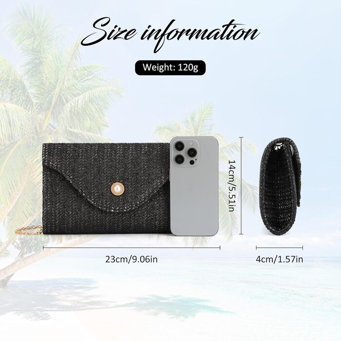 Сумки жіночі для відпочинку клатчі, гаманці, пляжні сумки, вечірні клатчі, сумки на плече, весільні клатчі, клатчі для випускного та коктейльних вечірок, чорні клатчі